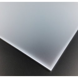 Plexiglas semitransparent satinat alb, grosime 3mm, turnat, 1000x600mm