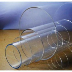 Tub plexiglas transparent, diametru 7 x 5mm, lungime 2 metri