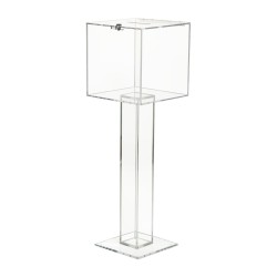 Urna plexiglas cu picior de sustinere