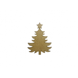 Ornament de Craciun, din MDF - Brad