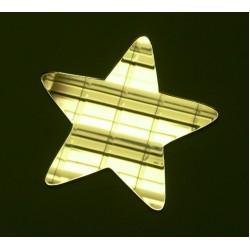 Oglinda acrilica decorativa Star, 500x500mm
